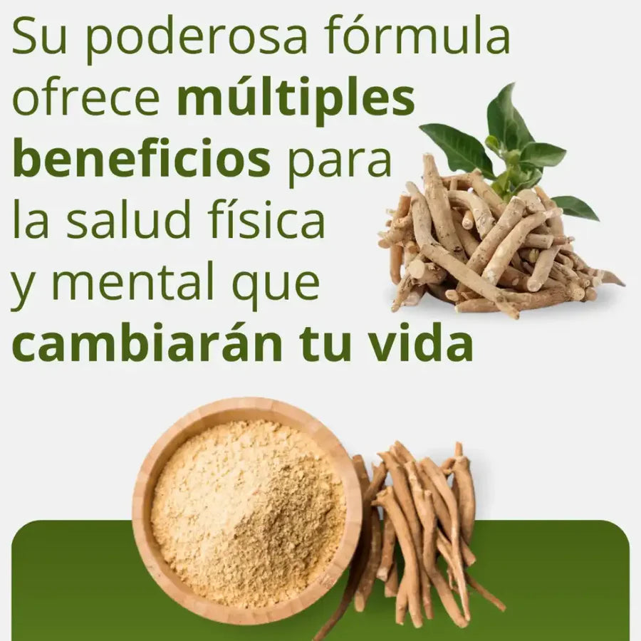 Ashwagandha + Magnesio 1000mg 60 CAPS