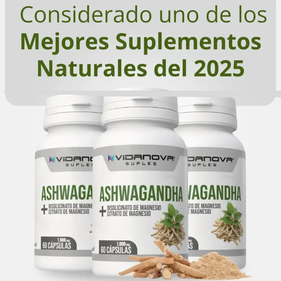 Ashwagandha + Magnesio 1000mg 60 CAPS